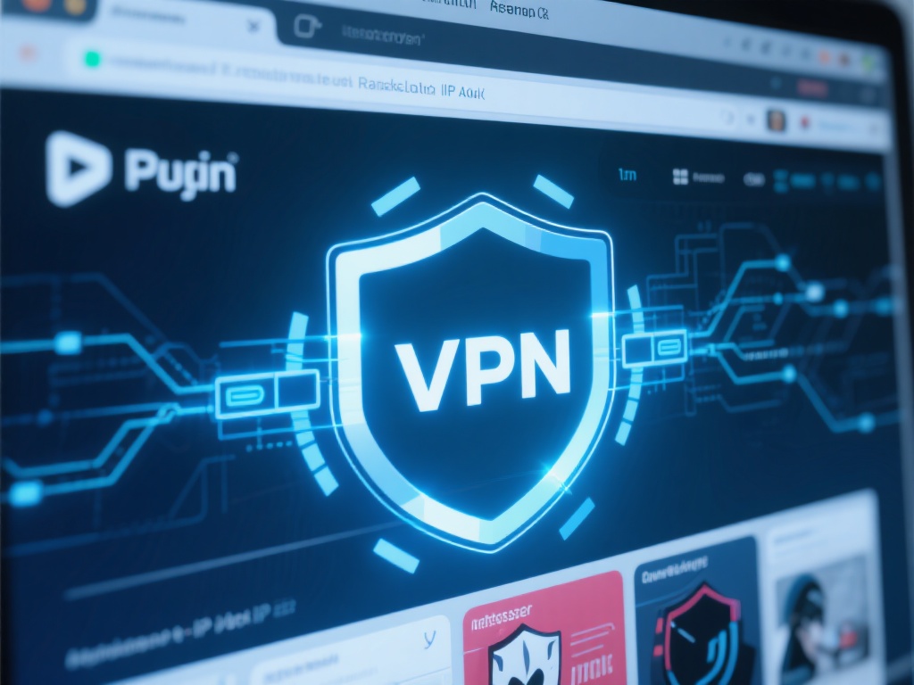 VPN软件通过加密网络连接，使用户的真实IP地址隐