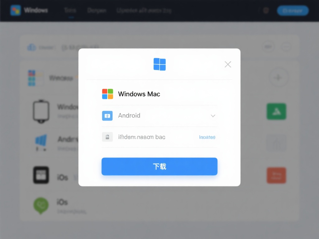 找到“下载”页面，根据设备类型（如Windows、