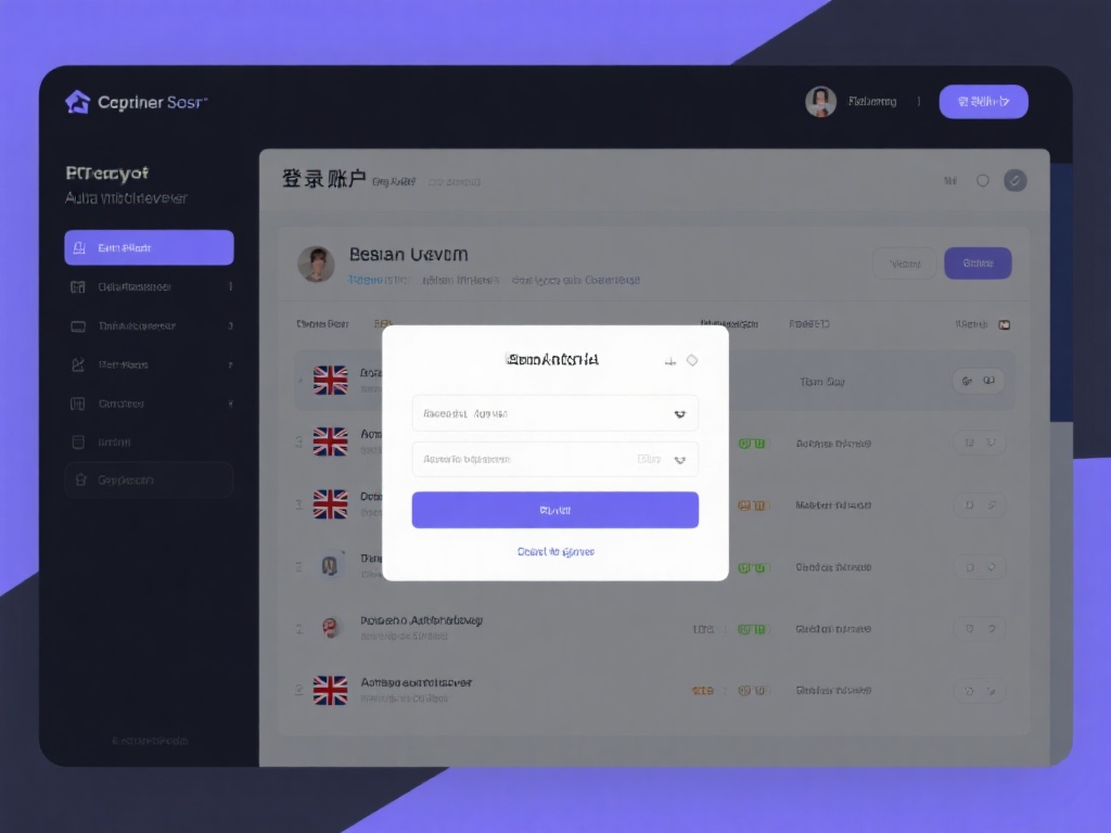 登录账户并进行配置：登录后，可以选择服务器位置（如